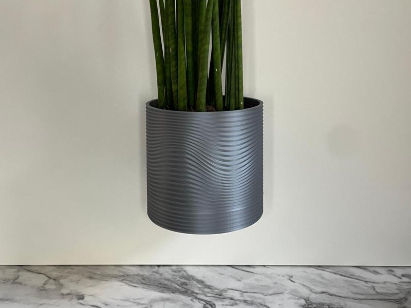 Sand Collection, desk/wall pot planters with drip tray.