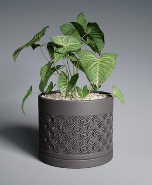 Planer Pot Pressed Nodes with Straight Base