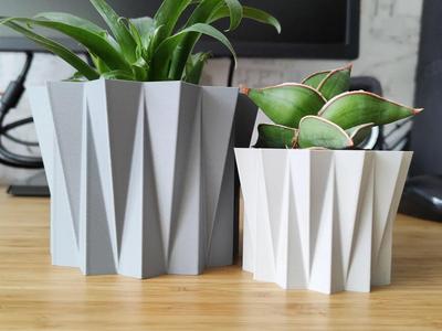 Geometrical Crystal – Pot and planter for House Plants – Vase mode