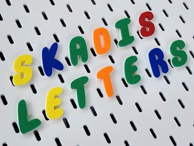 IKEA Skadis letters