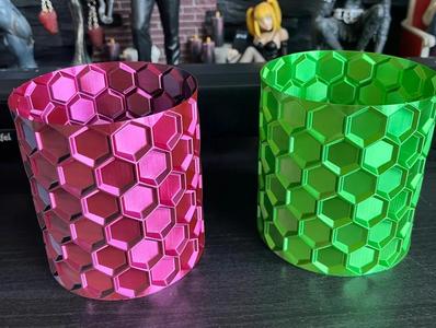 ⬡ Honeycomb Spiral Vases