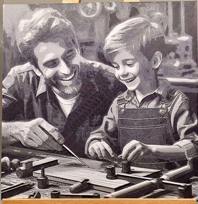 Tinkering in the shop with dad #2