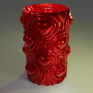 Heartbeat Vase for vasemode