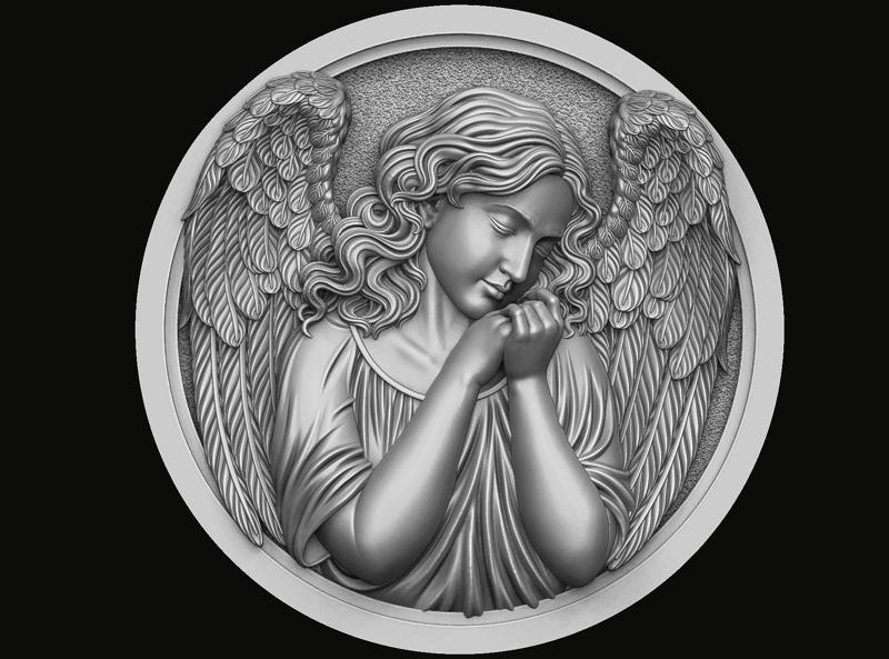 Angel Pendant 3d Print Model
