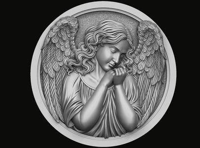 Angel Pendant 3d Print Model