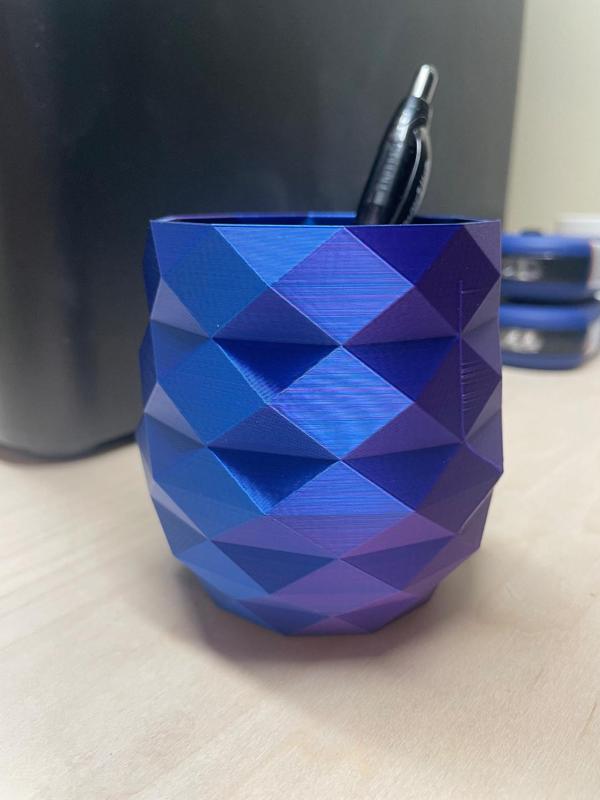 Low Poly Pen, Toothbrush, or Make Up Brush Holder