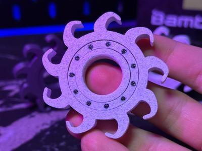 “Sunspin” High Speed Print In Place Fidget Spinner