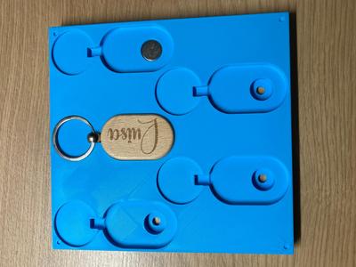 Oval Keychain Jig Template 5-pack