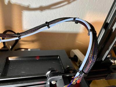 Ender 3 V2 – Cable-Clip Hotend (Kabelführung)