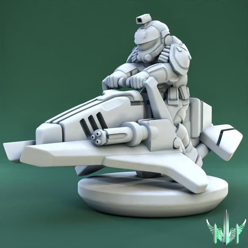 Hover Bike Justificer Pose 01