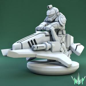 Hover Bike Justificer Pose 01