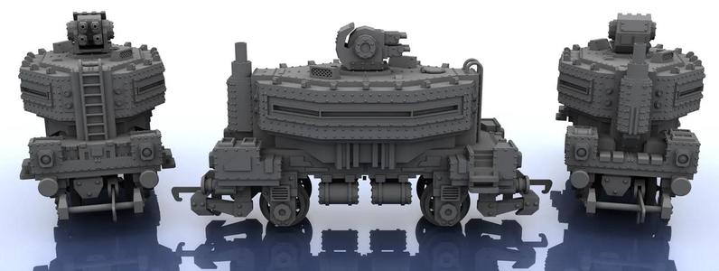 OO Scale Train – Warhammer Style – Single + AA