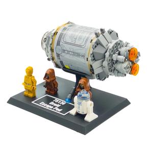 Display Stand for LEGO Star Wars 75136 Droid Escape Pod [last update 9.04.2024]
