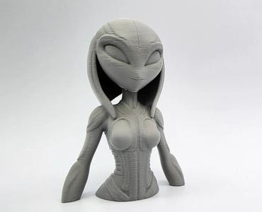 Female Insectoid Alien Sculpture