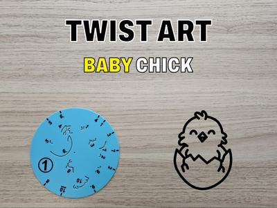 Rotary Drawing Stencil – Twist Art 1 Chick