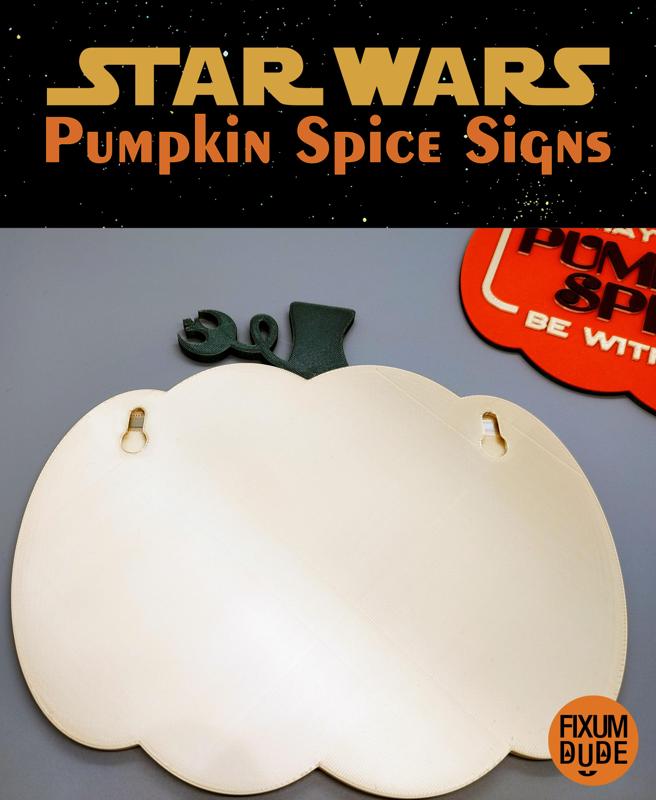Star Wars May The Pumpkin Spice Be With You Decorative Sign (Updated)
