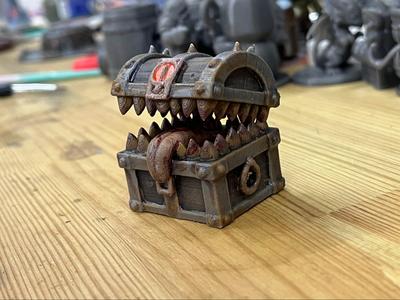 DnD Mimic Chest  2 Monster Fantasy RPG Prop  D&D