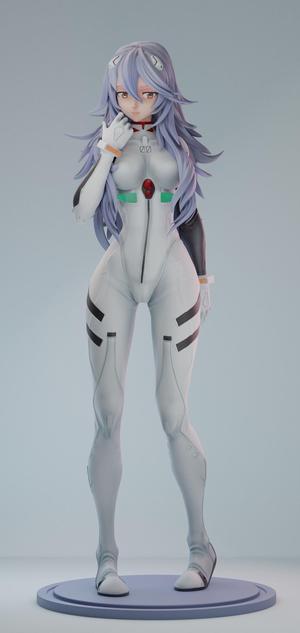 Rei Ayanami long hair divide and full version