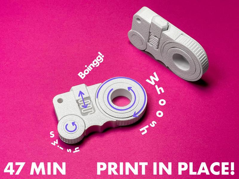 Fidget Sileent! Print in Place – 47 min