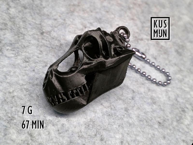 Polygonal T-Rex pendant / keychain