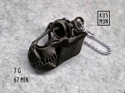 Polygonal T-Rex pendant / keychain