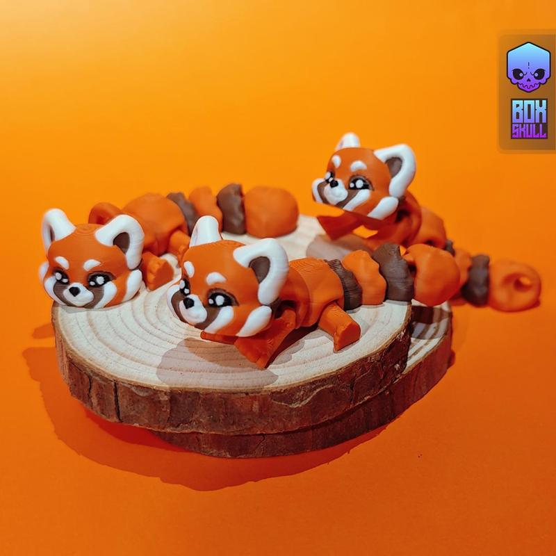 BABY RED PANDA – FLEXI – ARTICULATED – PRINT IN PLACE