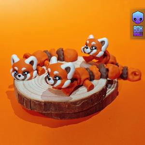 BABY RED PANDA – FLEXI – ARTICULATED – PRINT IN PLACE