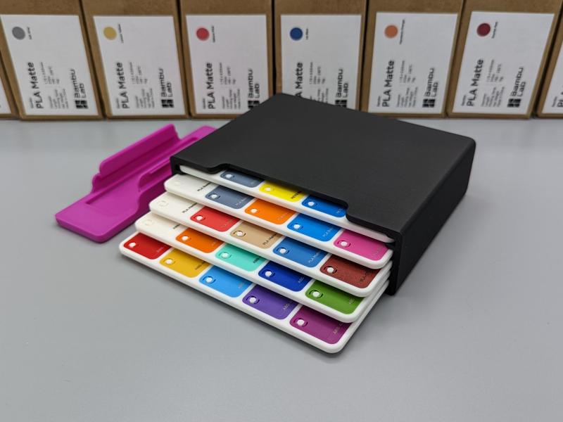 Filament Swatch Display Board Case