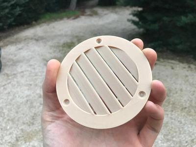 Air vent with a diameter of 75 cm