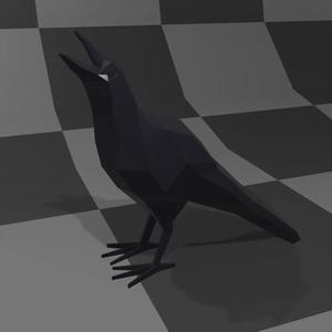 Low Poly Crow