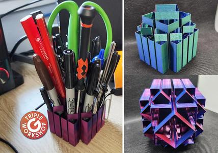Super Compact 29 Pen Caddy Vase Mode