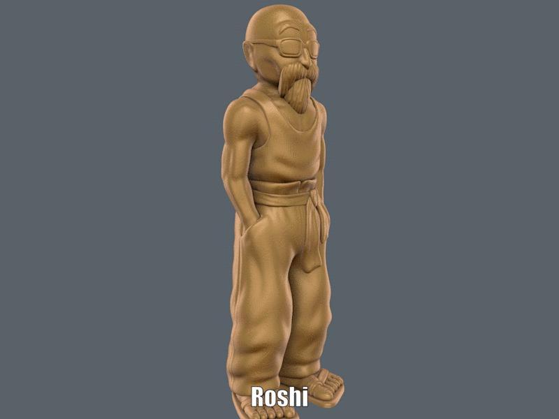 Roshi (Easy print no support)
