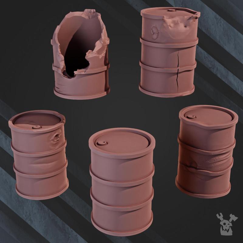 Barrels for terrain x5