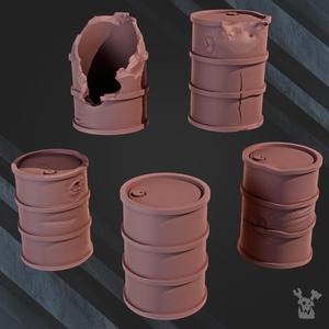 Barrels for terrain x5