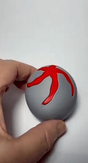 Fidget Spiral Passthrough Egg
