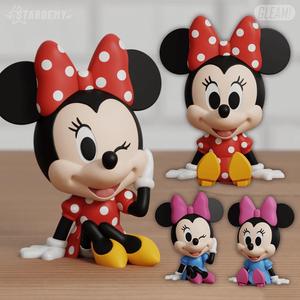 Minnie Chibi 4 models Cute Mouse Disney Fanart