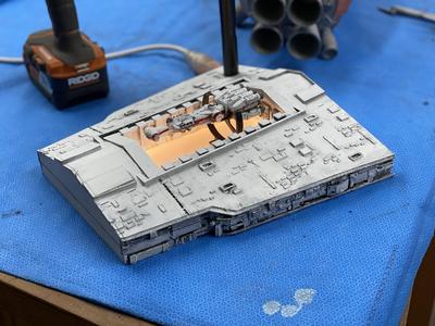 Star Wars: A New Hope Blockade Runner Star Destroyer light box