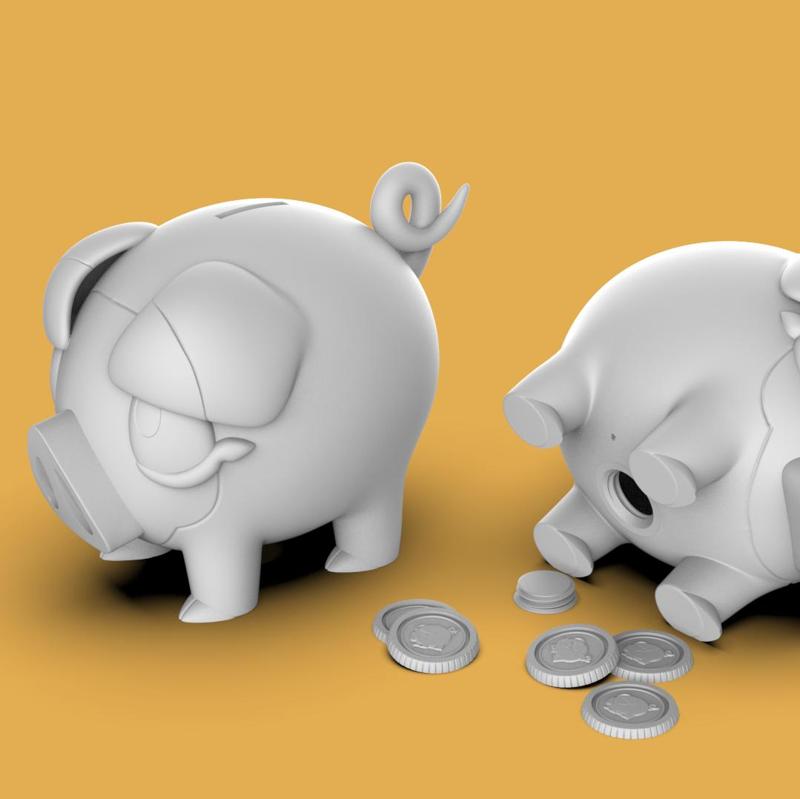 Lechonk Pokémon Piggy Bank