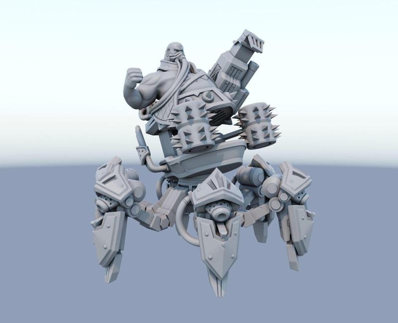 urgot League of Legends 3D print model