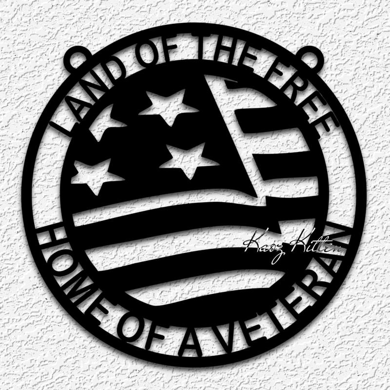 land of the free wall art veteran home decor