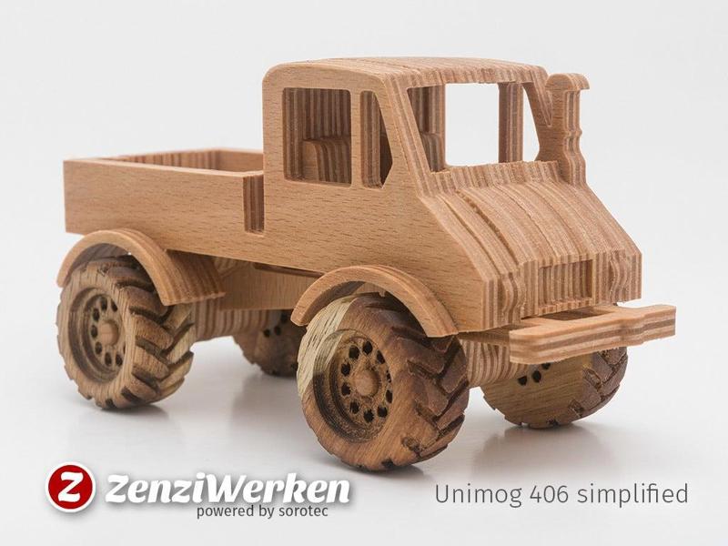 Unimog 406 simplified cnc/laser