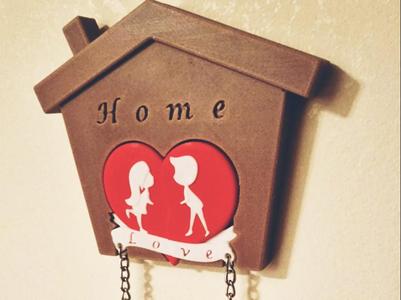 Valentine’s Magnetic keychain and holder