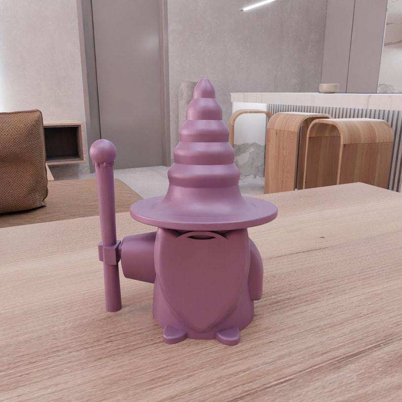 3D Wizard Figure Decor with 3D Stl File & 3D Printing, Kids Toy, Wizard Mini, 3D Printed Decor, Wizard Gifts, Figure Print, Wizard Hat