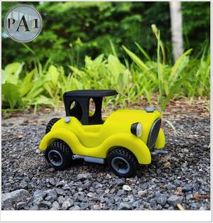 Cute, toon style, antique car