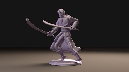 Arabian Warrior (multiple poses)