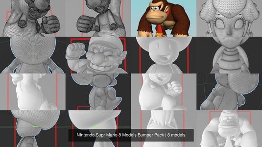Nintendo Collection – Super Mario 8 Models