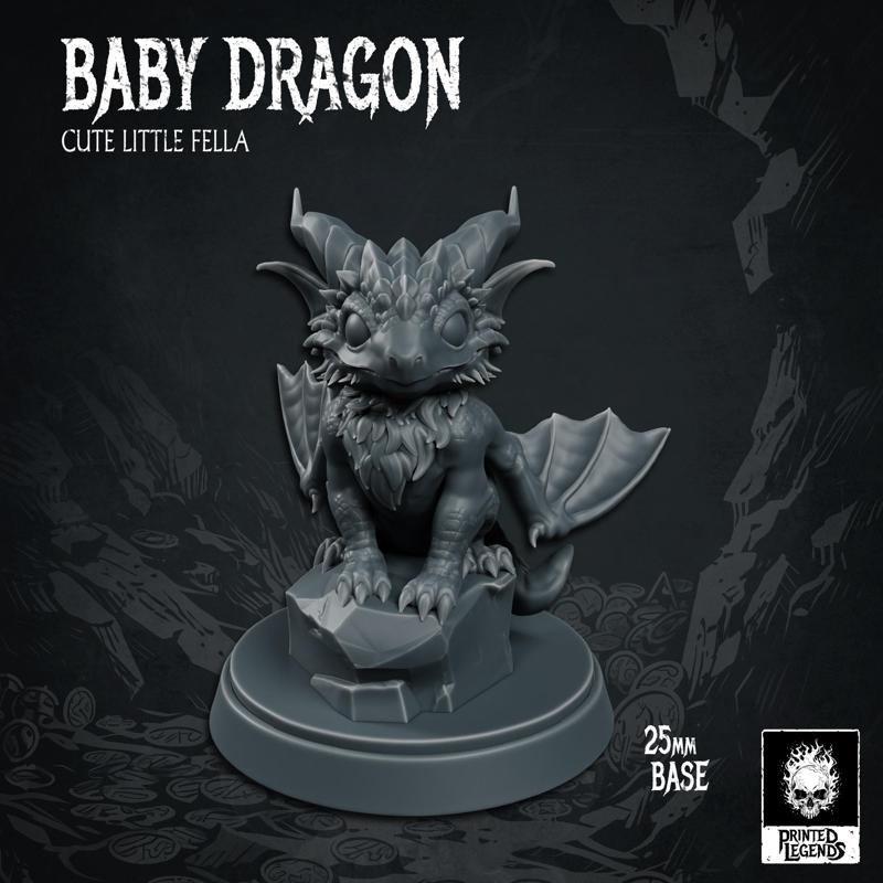 Baby Dragon (25mm Base)