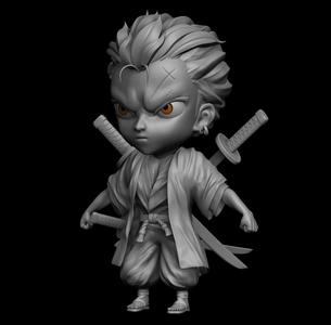 Zoro little – Free 3D model