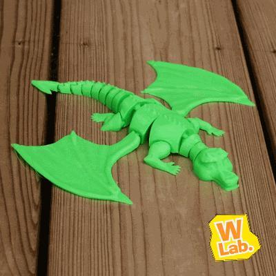 Simon the articulated dragon