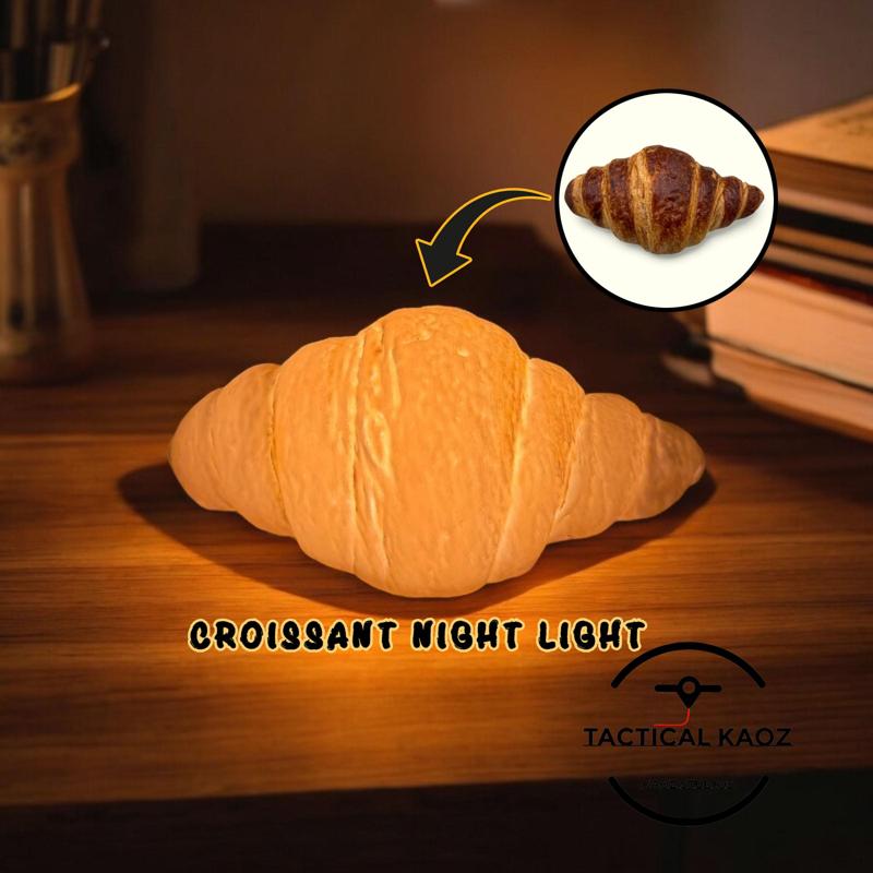 Croissant Night Light – No Ants, Just Ambiance!
